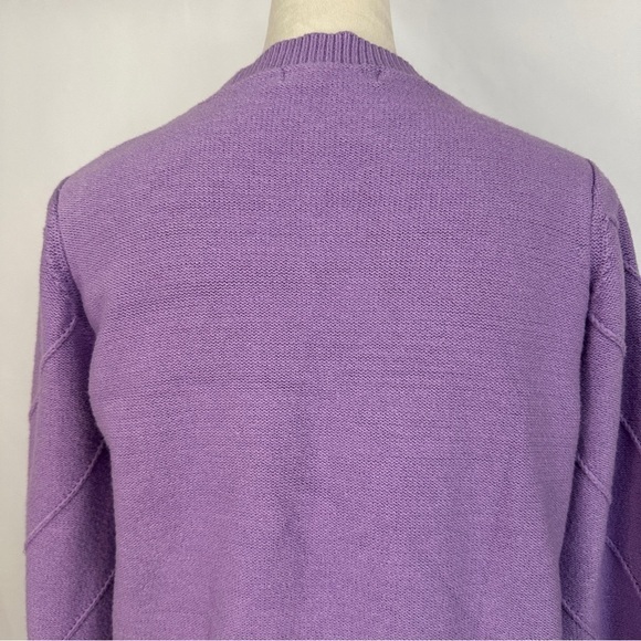 Simplee Sweater Knit Pullover Womens‎ Size Large Purple - Picture 5 of 9